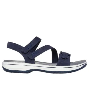 SKECHERS Women's Bayshore – Basic Necessity Sandal (Navy)