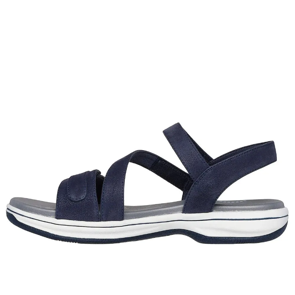 SKECHERS Women's Bayshore – Basic Necessity Sandal (Navy)
