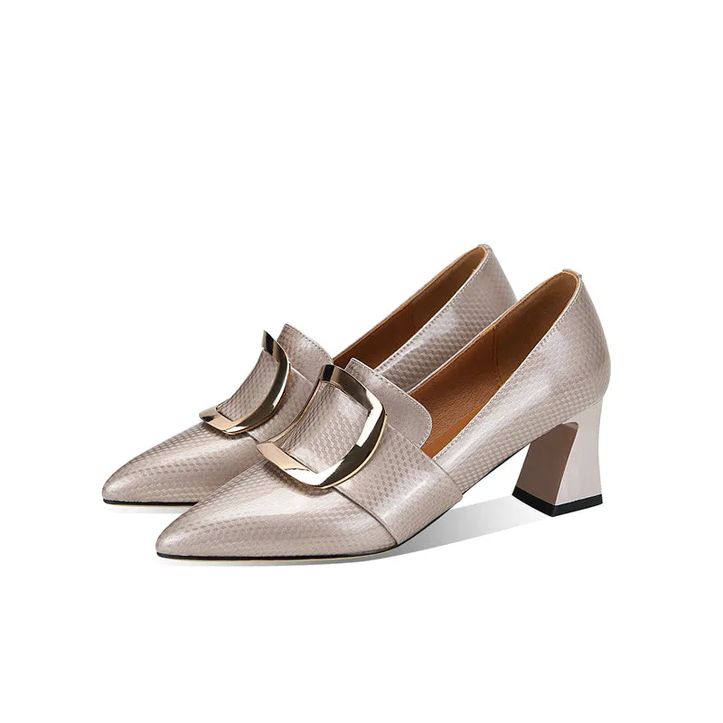 Veltique Luxe Croctex Glide Heels