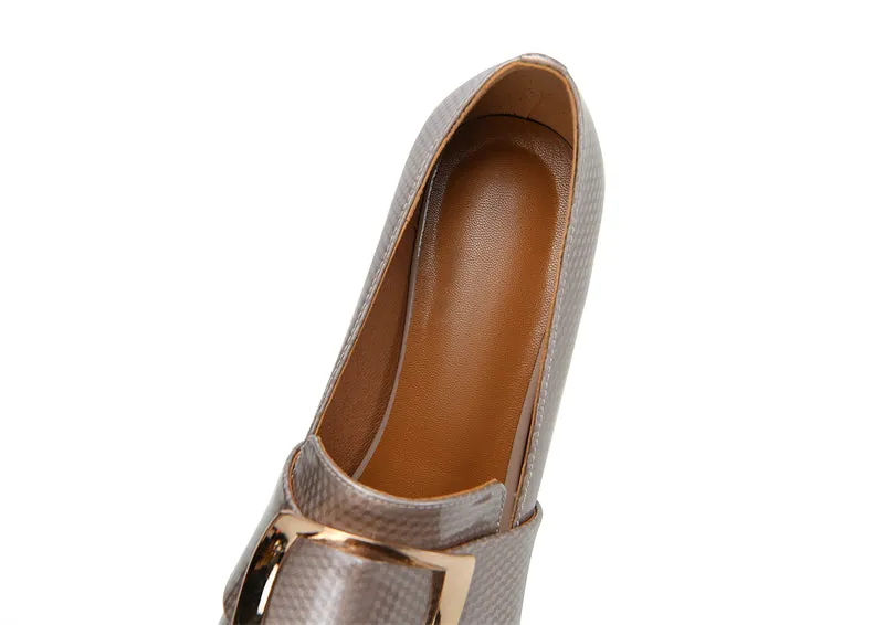 Veltique Luxe Croctex Glide Heels