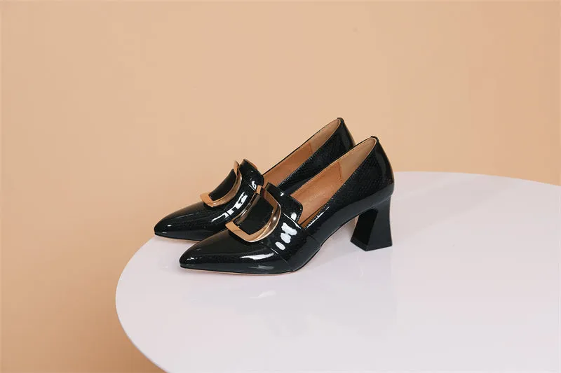 Veltique Luxe Croctex Glide Heels