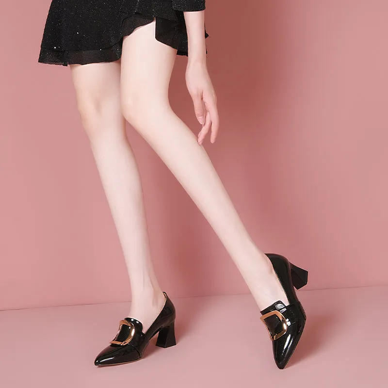 Veltique Luxe Croctex Glide Heels