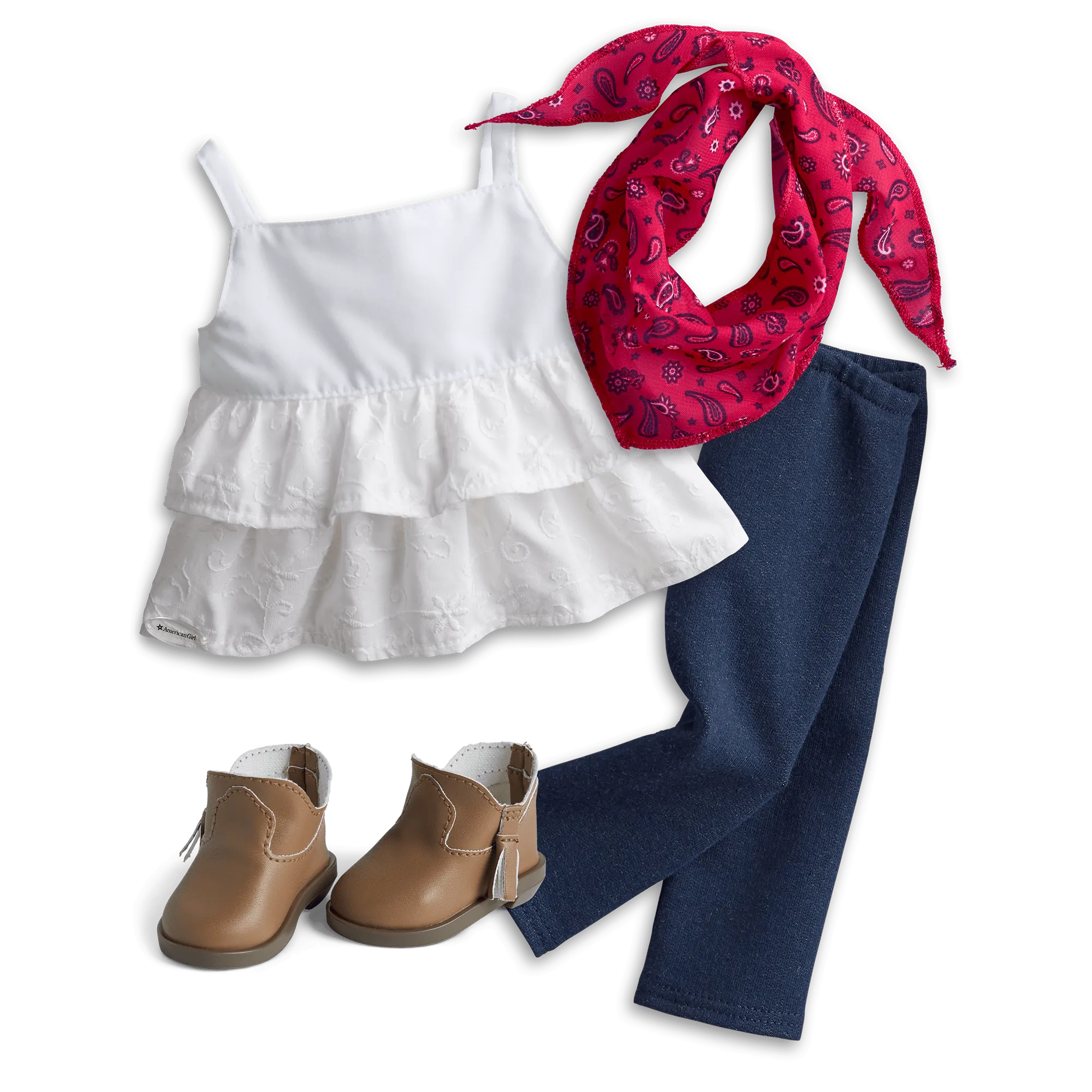 Western Chic Outfit for 18-inch Dolls