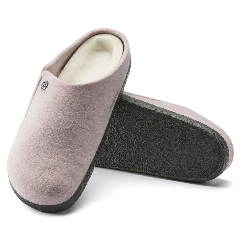 Zermatt Shearling Mule Slipper in Soft Pink