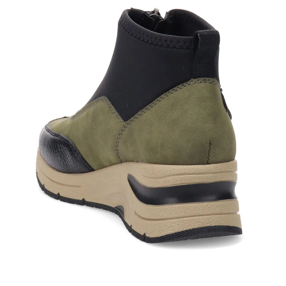 Zip-Up Chunky Ankle Boots - RKR40506 / 325 663