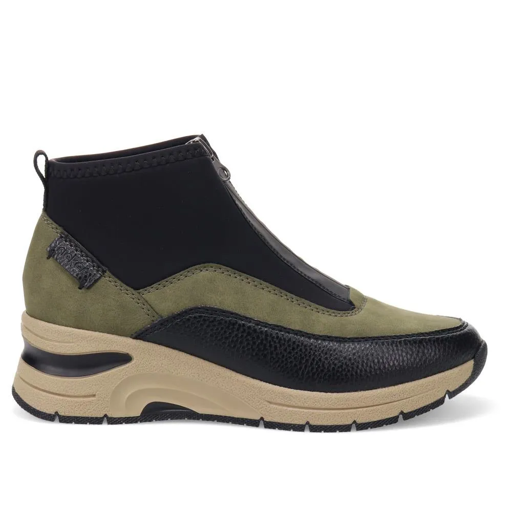 Zip-Up Chunky Ankle Boots - RKR40506 / 325 663